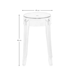 Sgabello Di Design Charles Ghost*Kartell Discount