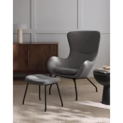 Sgabello Imbottito Con Gambe In Metallo Wing*Westwing Collection Clearance