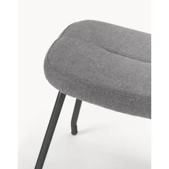 Sgabello Imbottito Con Gambe In Metallo Wing*Westwing Collection Clearance