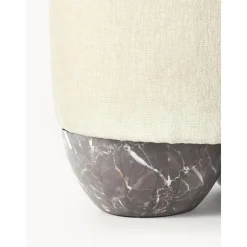 Sgabello Imbottito Lino*Westwing Collection Outlet