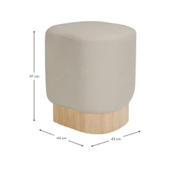 Sgabello In Boucle Yves*Westwing Collection Best