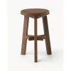 Sgabello In Legno Di Acacia Dingklik*Westwing Collection Outlet