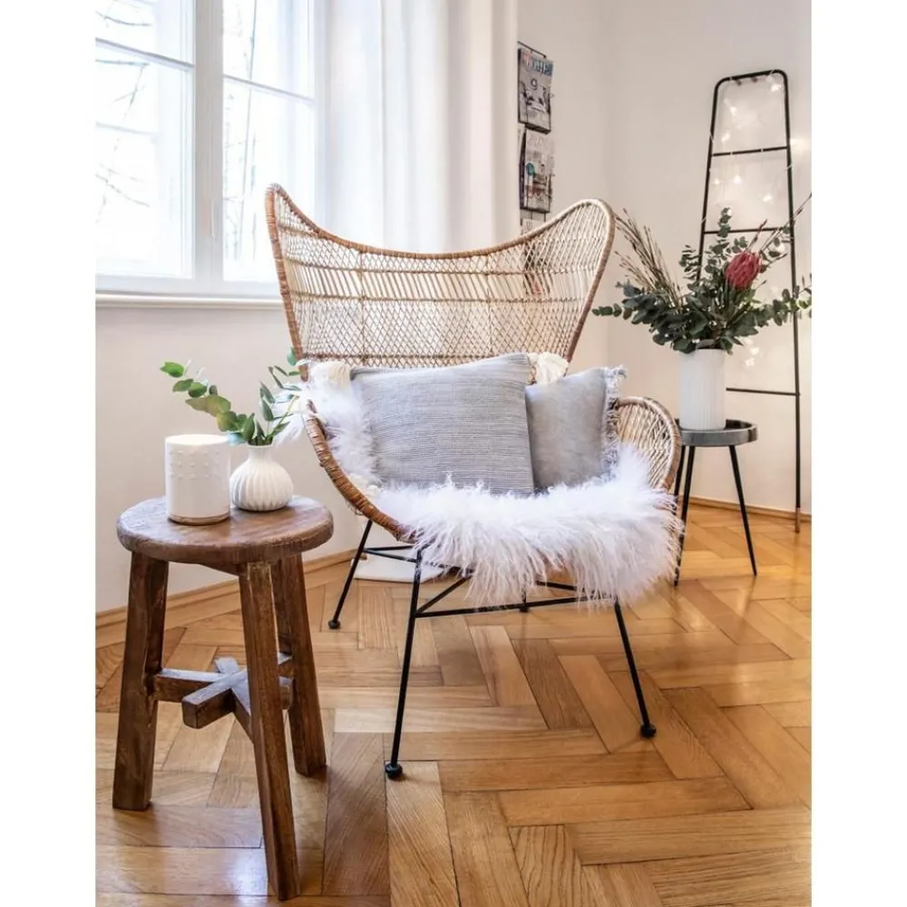 Sgabello In Legno Di Acacia Dingklik*Westwing Collection Outlet