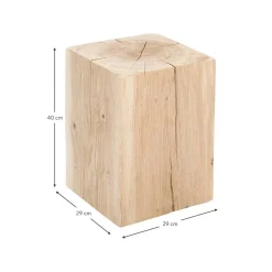 Sgabello In Legno Di Quercia Massiccio Block*Jan Kurtz Best