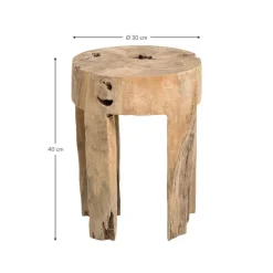 Sgabello In Legno Di Teak Java*Jan Kurtz Best