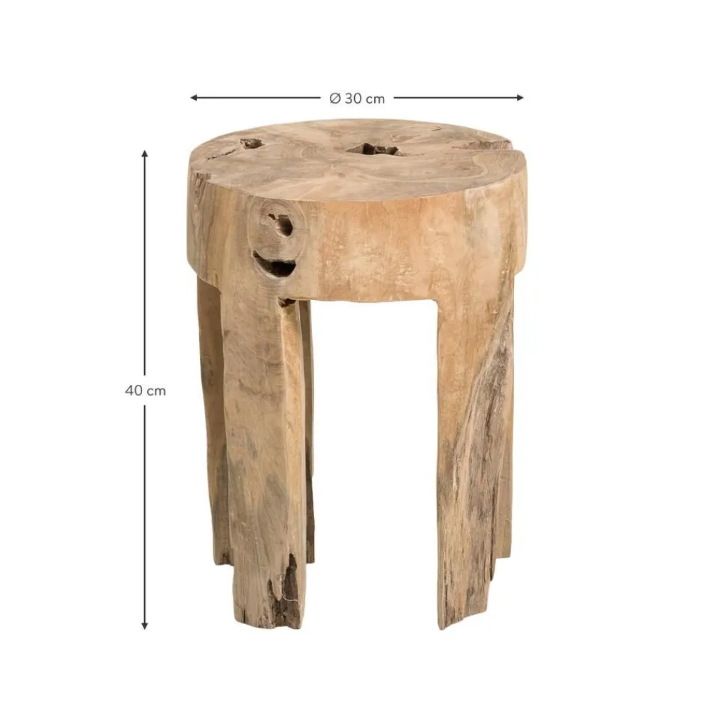 Sgabello In Legno Di Teak Java*Jan Kurtz Best