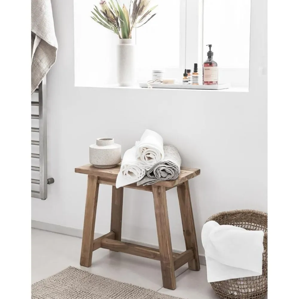 Sgabello In Legno Di Teak Lawas*Westwing Collection Outlet