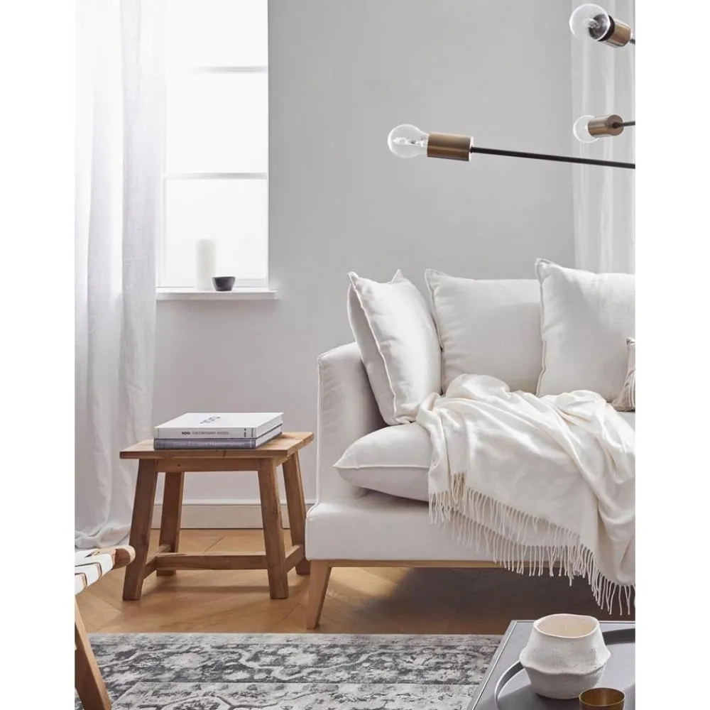 Sgabello In Legno Di Teak Lawas*Westwing Collection Outlet