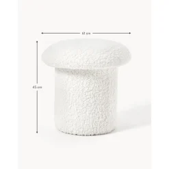 Sgabello In Teddy Shroom*Westwing Collection Hot