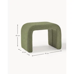 Sgabello In Tessuto Boucle Penelope*Westwing Collection Best