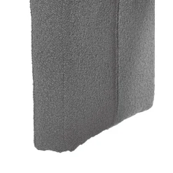 Sgabello In Tessuto Boucle Grigio Penelope*Westwing Collection New
