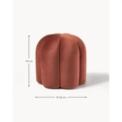 Sgabello In Velluto Cali*Westwing Collection Best