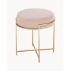 Sgabello In Velluto Con Struttura In Metallo Madeleine*Westwing Collection Sale