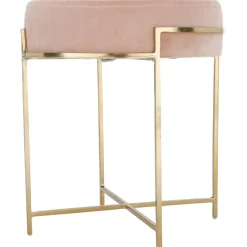 Sgabello In Velluto Con Struttura In Metallo Madeleine*Westwing Collection Sale