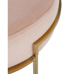 Sgabello In Velluto Con Struttura In Metallo Madeleine*Westwing Collection Sale