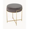Sgabello In Velluto Con Struttura In Metallo Madeleine*Westwing Collection Best