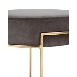Sgabello In Velluto Con Struttura In Metallo Madeleine*Westwing Collection Best