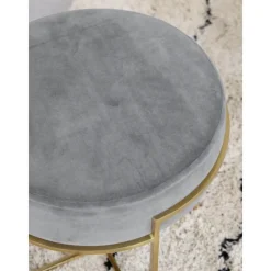Sgabello In Velluto Con Struttura In Metallo Madeleine*Westwing Collection Best