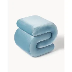 Sgabello In Velluto Merle*Westwing Collection Clearance