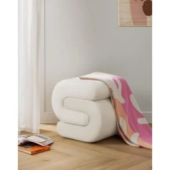 Sgabello In Velluto Merle*Westwing Collection Outlet