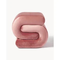 Sgabello In Velluto Merle*Westwing Collection Discount