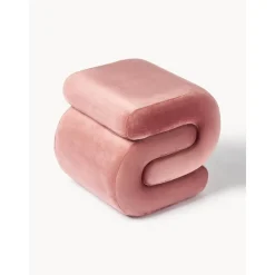 Sgabello In Velluto Merle*Westwing Collection Discount