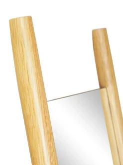 Specchio Angolare Da Appoggio Con Montanti In Legno Di Rovere Elin