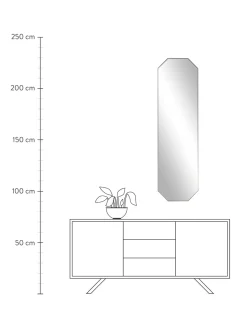 Specchio Angolare Da Parete Isabella