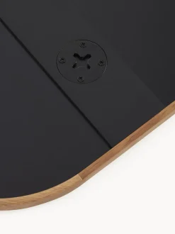 Specchio Da Parete Angolare Con Cornice In Rovere Levan