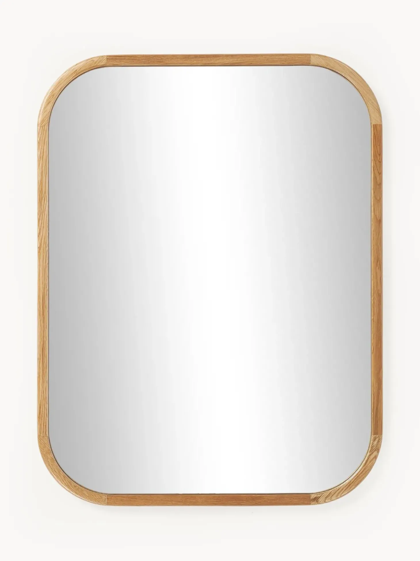 Specchio Da Parete Con Cornice In Legno Di Quercia Levan