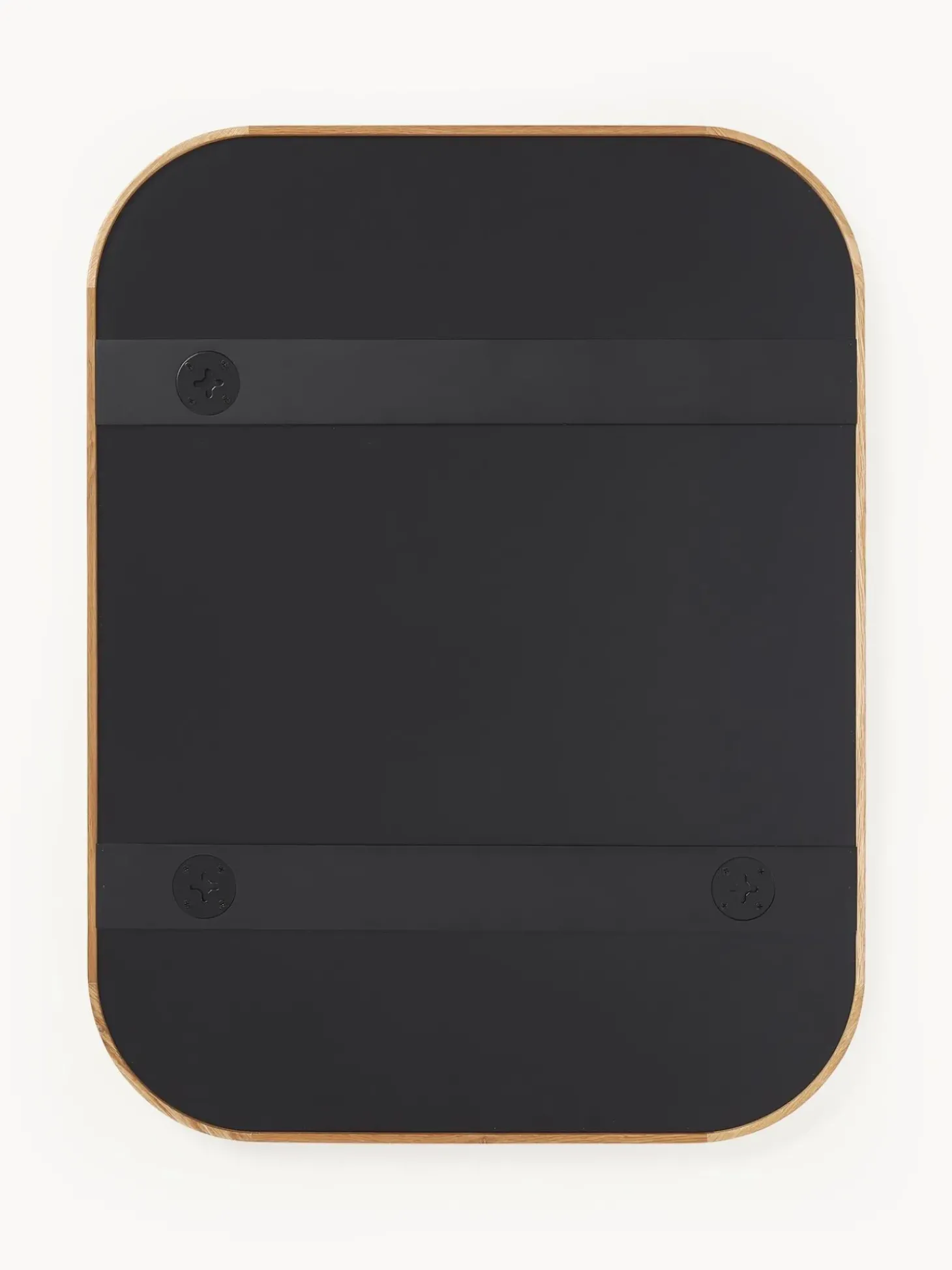 Specchio Da Parete Con Cornice In Legno Di Quercia Levan