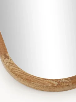 Specchio Da Parete Con Cornice In Legno Di Quercia Levan