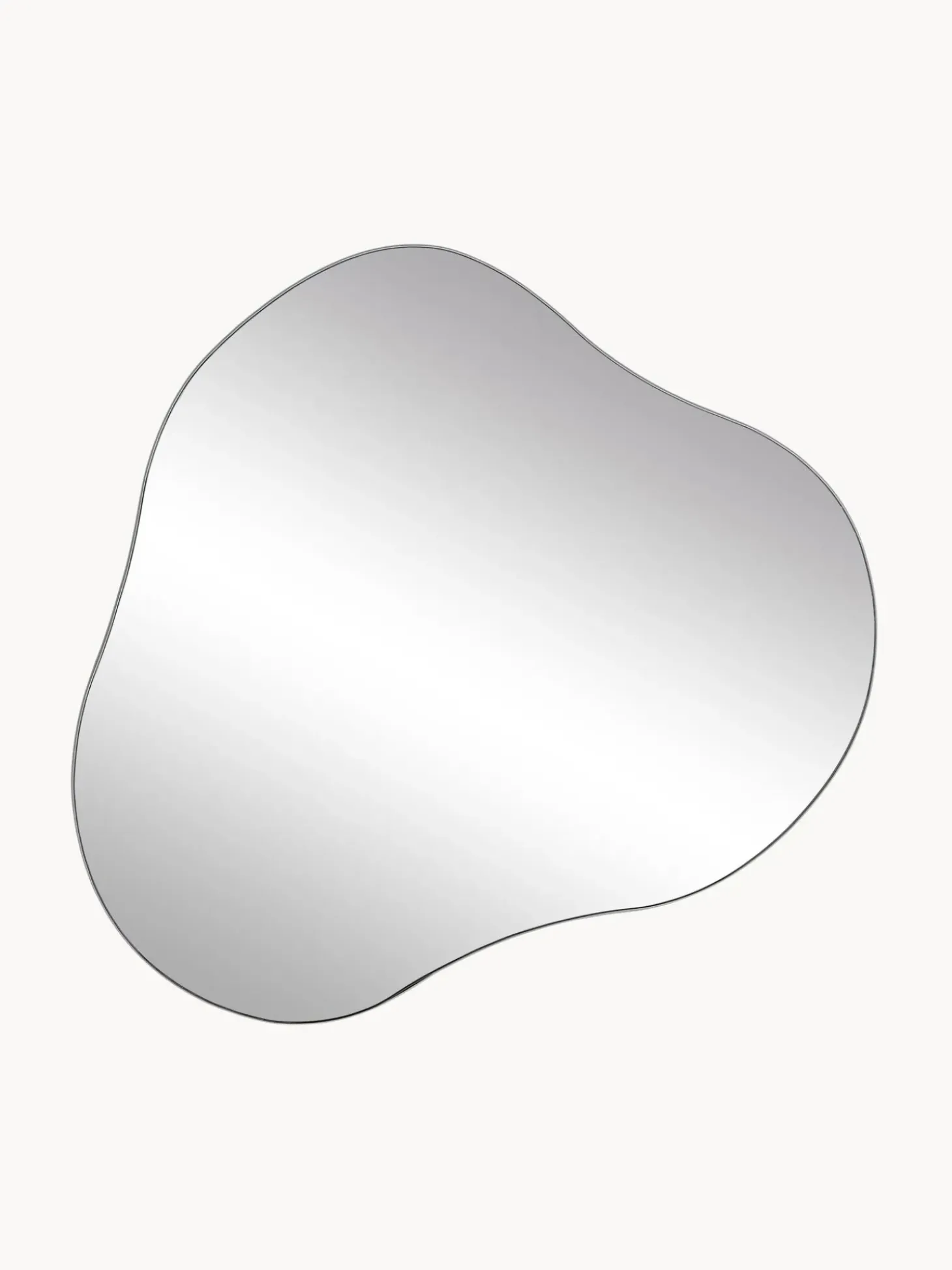 Specchio Da Parete Dalla Forma Organica Senza Cornice Lia