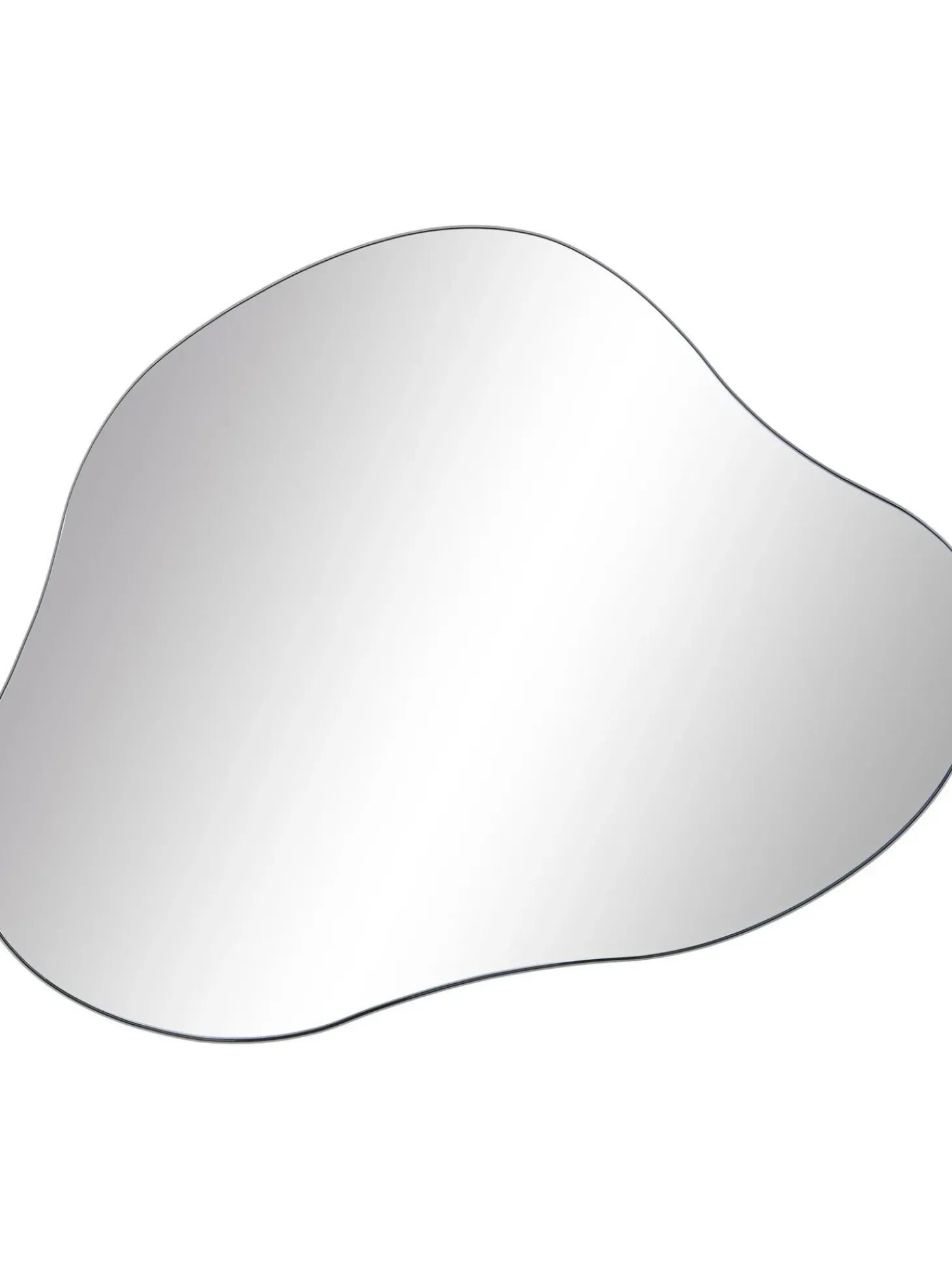 Specchio Da Parete Dalla Forma Organica Senza Cornice Lia