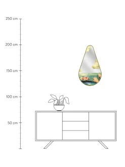 Specchio Da Parete Di Design Sea Girl