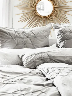 Specchio Da Parete In Metallo Dorato Ella