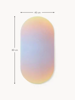 Specchio Da Parete Iridescente Ruby