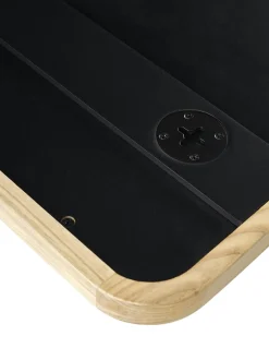 Specchio Da Parete Ondulato In Legno Stream