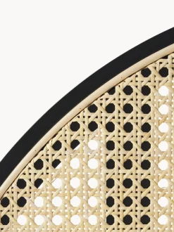 Specchio Da Terra Con Paravento In Rattan Aura