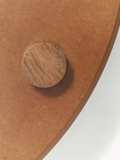 Specchio Grande Da Parete Con Mensola In Legno Sandro