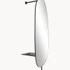 Specchio Moderno Da Parete Con Ripiano In Metallo Ophelia