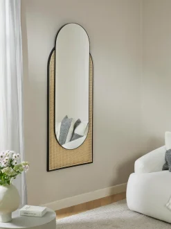 Specchio Ovale Da Parete Con Intreccio Viennese Esma