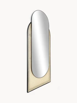 Specchio Ovale Da Parete Con Intreccio Viennese Esma