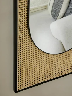 Specchio Ovale Da Parete Con Intreccio Viennese Esma