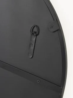 Specchio Ovale Da Parete Con Mensola In Marmo Verena