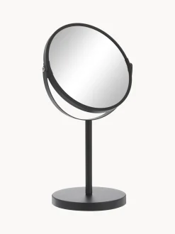 Specchio Per Trucco Rotondo Con Ingrandimento E Base In Metallo Classic