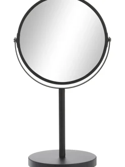 Specchio Per Trucco Rotondo Con Ingrandimento E Base In Metallo Classic