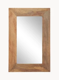 Specchio Quadrato Da Parete In Legno Di Mango Indigo