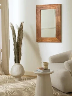 Specchio Quadrato Da Parete In Legno Di Mango Indigo