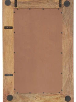 Specchio Quadrato Da Parete In Legno Di Mango Indigo